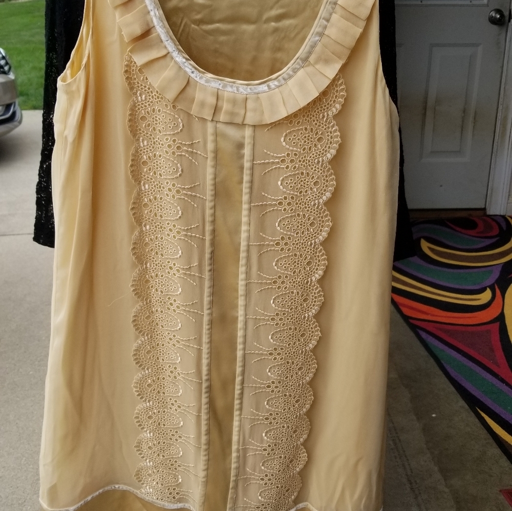 Diane vonFurstenberg dress silk with silk lining.